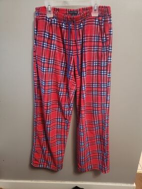 Tommy Hilfiger Red Plaid Lounge Pajama Pants
